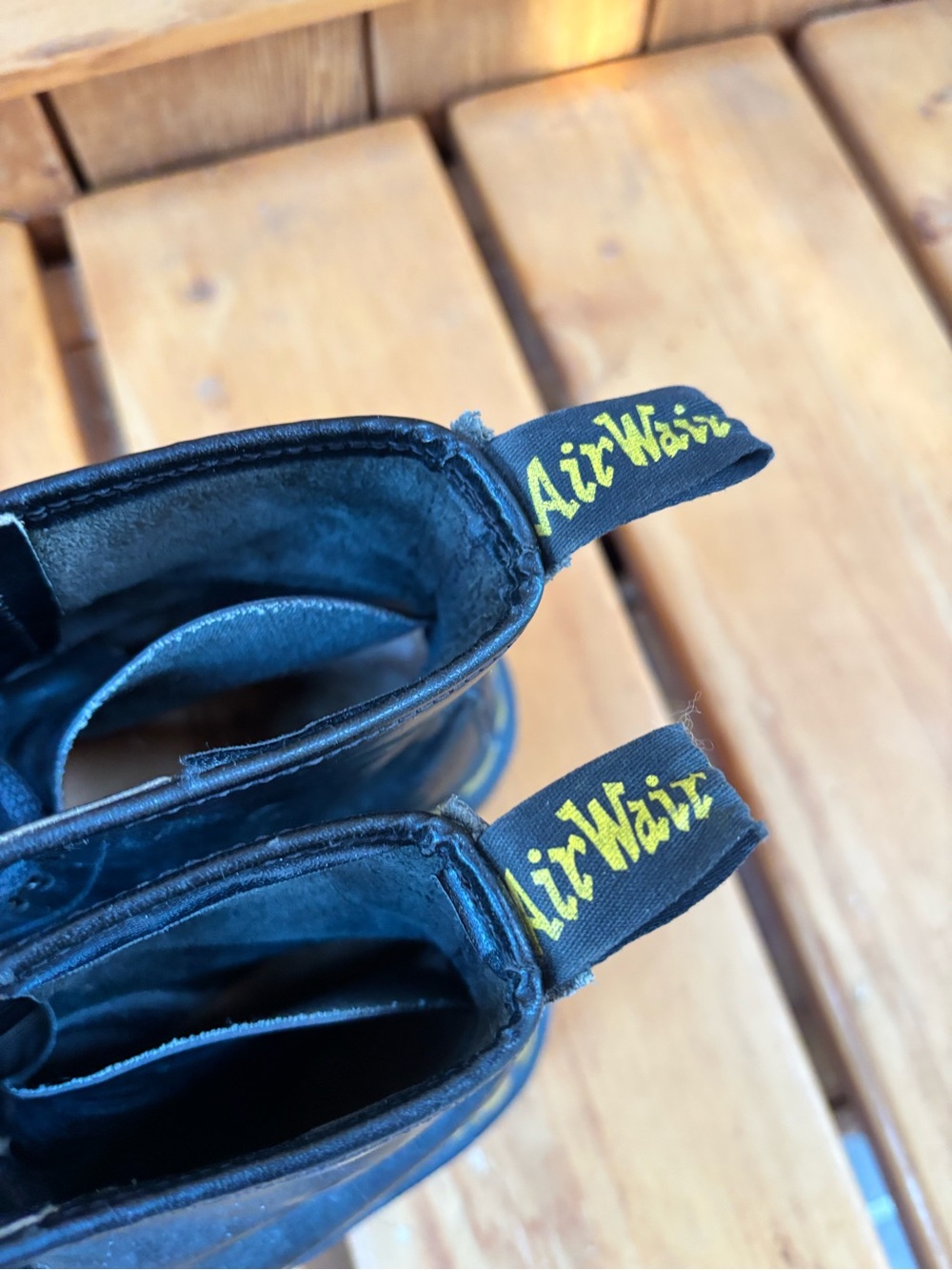 Vintage 90s Dr. Martens 1460 Made in England Black Leather Boots size UK 3/US 5 - Picture 3 of 14